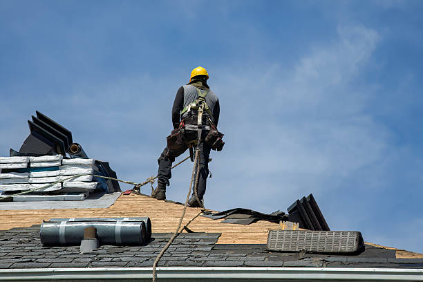 Professional Gutter Installation technician working in Velma, OK
